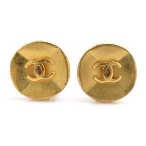 Chanel Cc Logo Clip-On Earrings Gold- #210022C44B